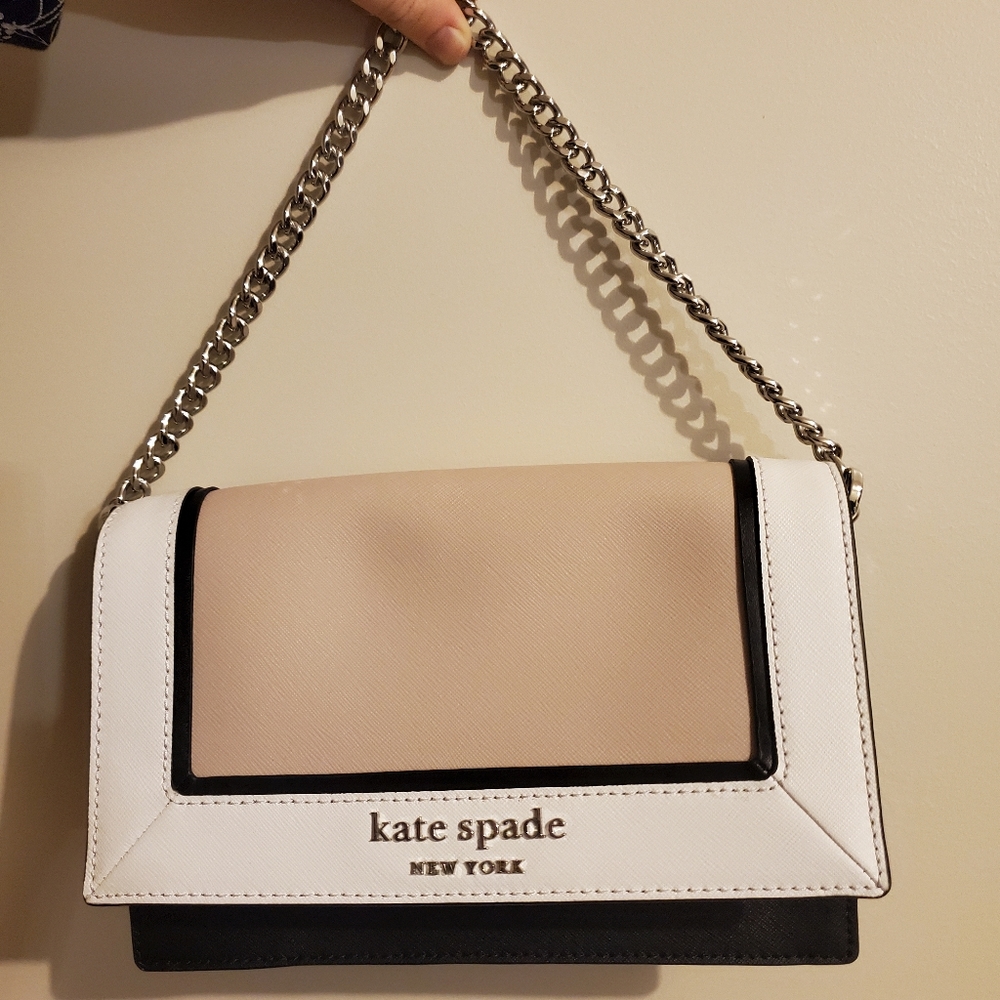 Kate Spade convertible warm beige multi crossbody